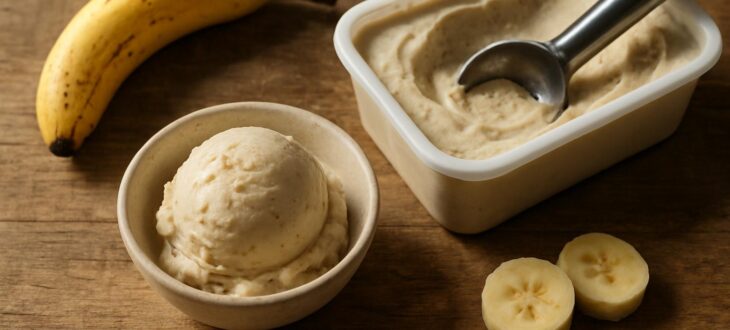 Jak zrobić domowe lody bananowe bez mleka?