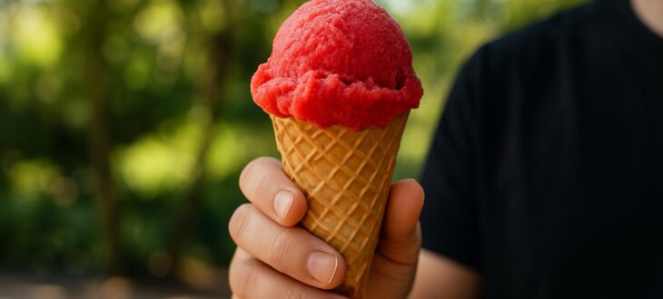 Czy lody sorbetowe zawsze są bez laktozy?